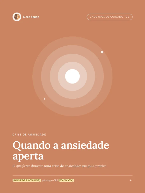 Capa de Quando a ansiedade aperta